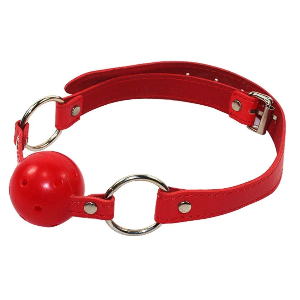 BDSM Slave Harness Silicone Ball Gag Bondage Fetish Mouth Restraints SM Sex Toys