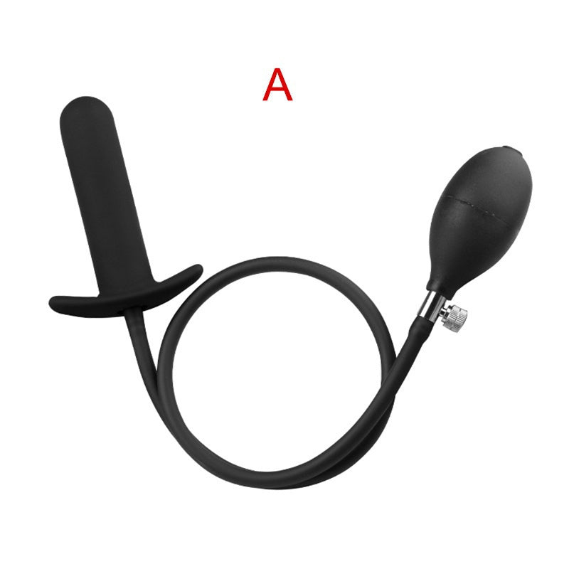 Anal Butt Expander Inflatable Butt Plug Silicone Prostate Massgaer Adult Product Sex Toy for Men Women Gay