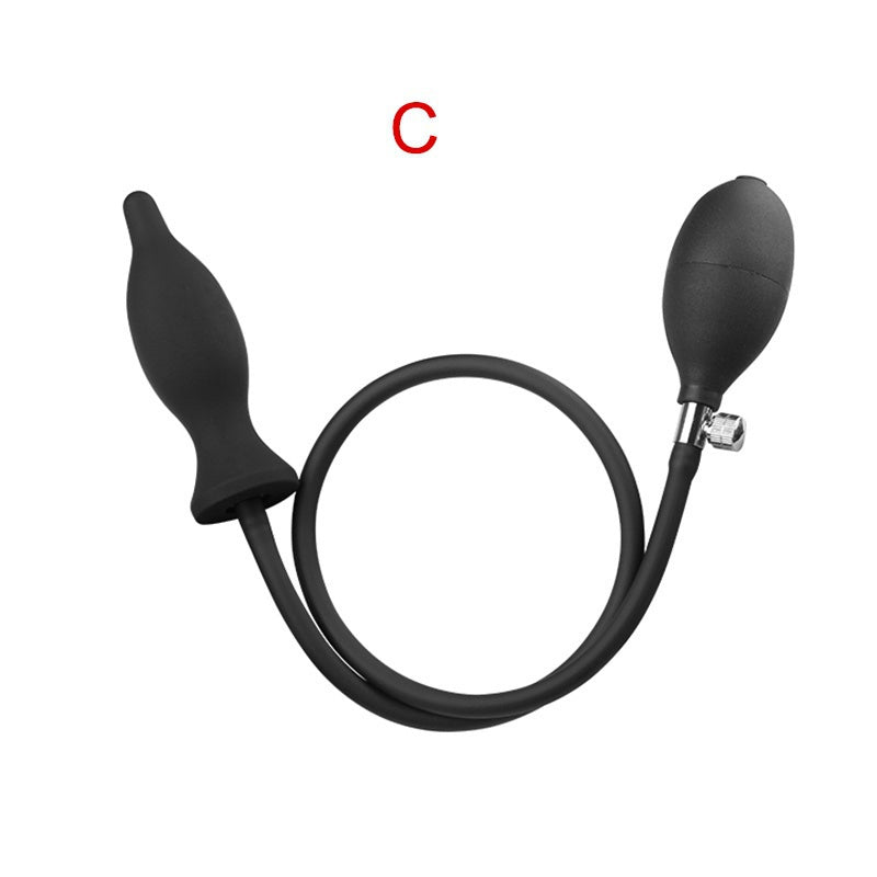 Anal Butt Expander Inflatable Butt Plug Silicone Prostate Massgaer Adult Product Sex Toy for Men Women Gay