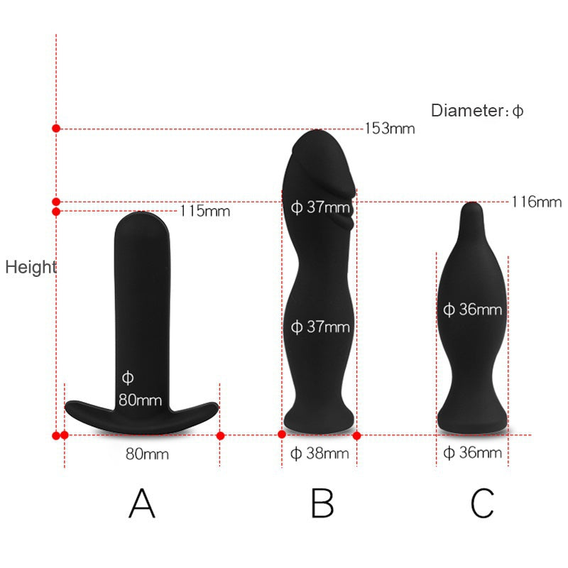 Anal Butt Expander Inflatable Butt Plug Silicone Prostate Massgaer Adult Product Sex Toy for Men Women Gay