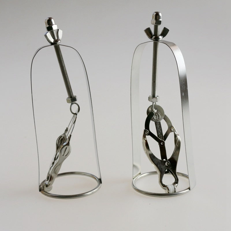Butterfly Nipple Clamps Breast Nipples Clip Stainless Steel Bondage Restraints BDSM Sex Toys for Women Couples