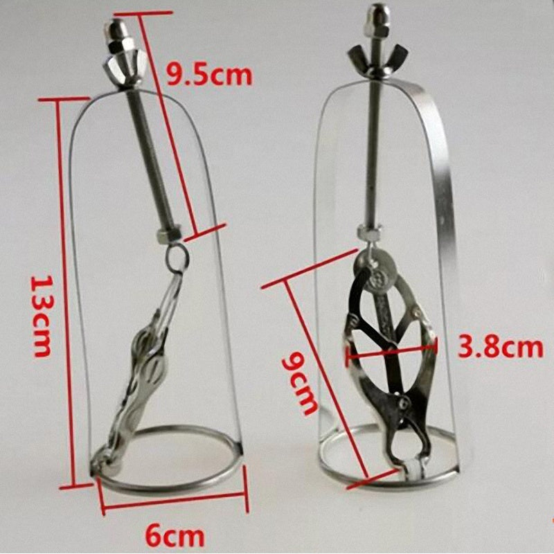 Butterfly Nipple Clamps Breast Nipples Clip Stainless Steel Bondage Restraints BDSM Sex Toys for Women Couples