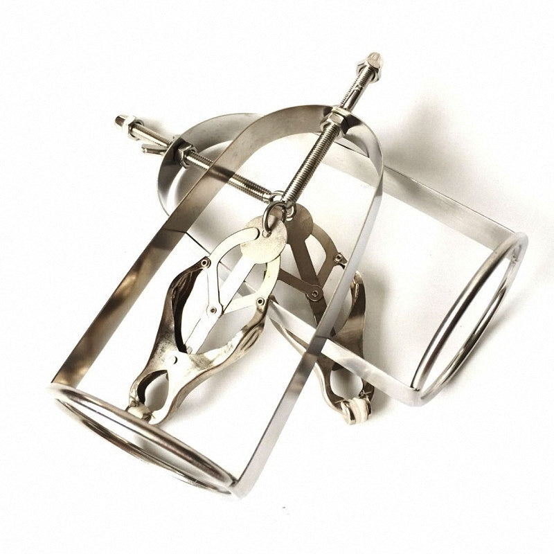 Butterfly Nipple Clamps Breast Nipples Clip Stainless Steel Bondage Restraints BDSM Sex Toys for Women Couples