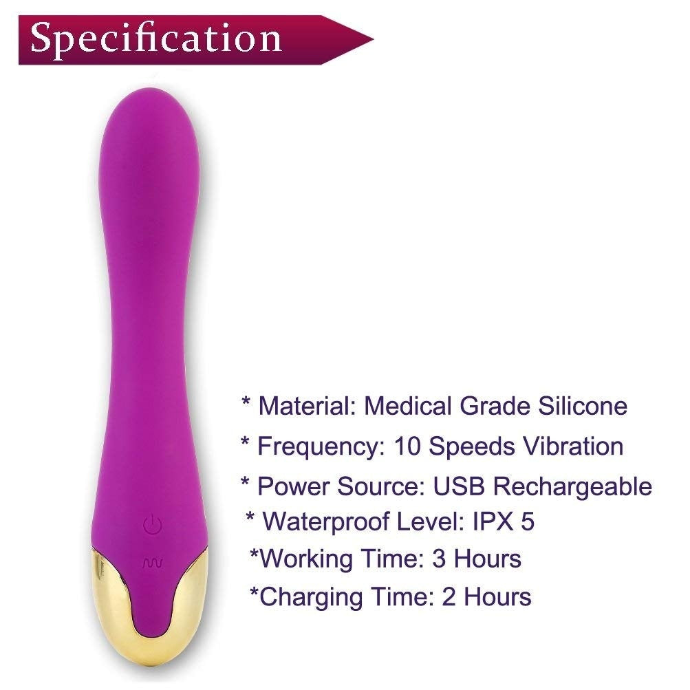 Powful Vibrating G-spot Massage Stick Dildo Vibrator Adult Sex Toys for Women