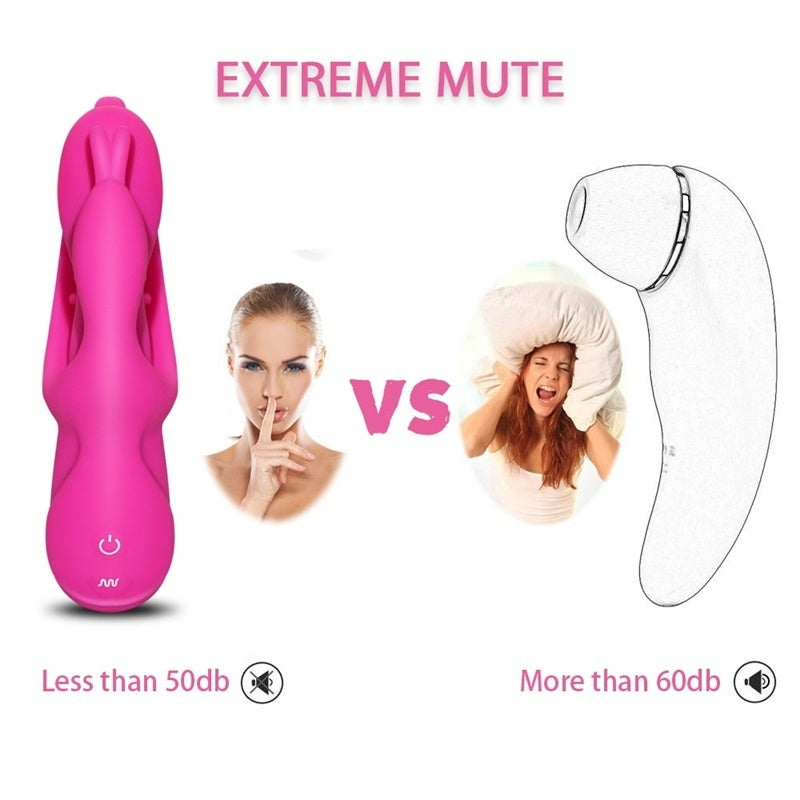 3 Point Stimulator Dildo Vibrator Female Clitoris Body Massager Sex Toys for Women
