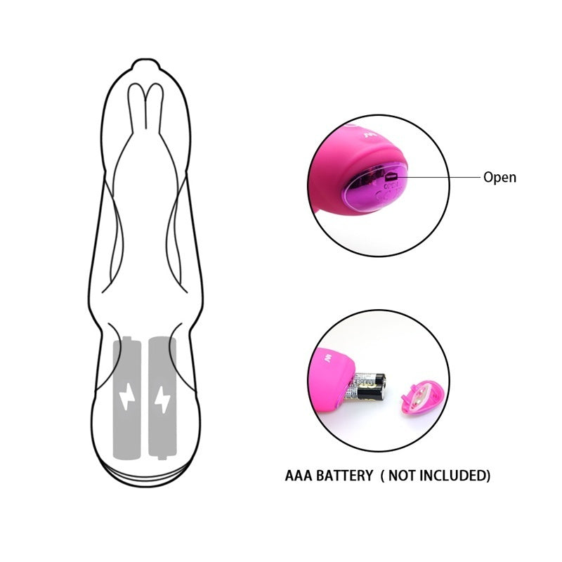3 Point Stimulator Dildo Vibrator Female Clitoris Body Massager Sex Toys for Women