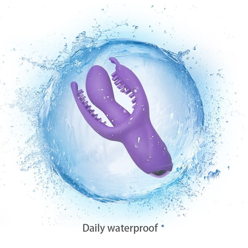 3 Point Stimulator Dildo Vibrator Female Clitoris Body Massager Sex Toys for Women