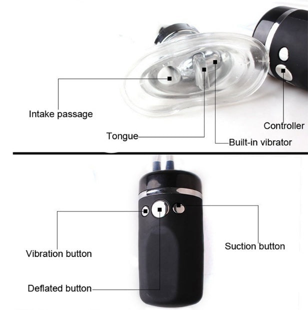 10 Speed Oral Sucking Vibrating Tongue Licking Vibrator Clitoris Vaginal Stimulation Pussy Pump Adult Sex Toys for Women