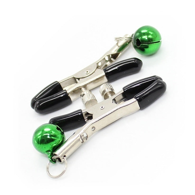 2pcs/Sets Nipples Clips with Bells Adult Breast Clip Sexy Women's Nipple Temptation Sex Toys