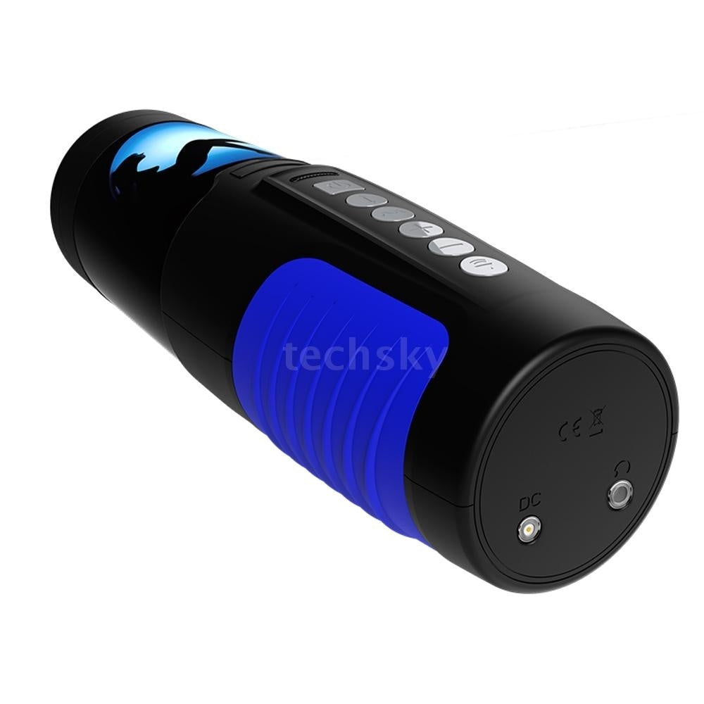 Super Soft Capsule Realistic Vagina Auotomatic Rotating Sucking Pumping Male Masturbatorr Cup Sex Toys with Orgasmi Voice