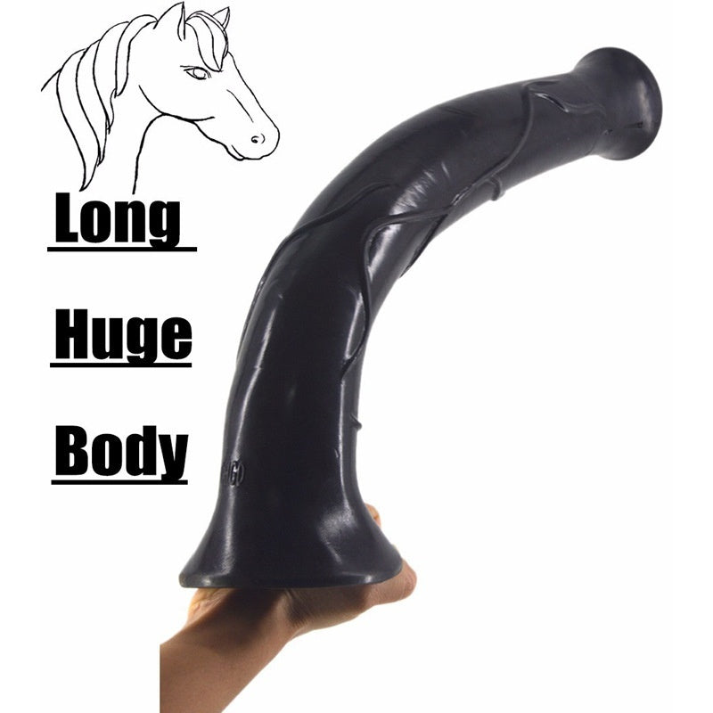 Horse Huge Dildo with Strong Suction Cup Giant Penis Adult Appliance Sex Toys for Female