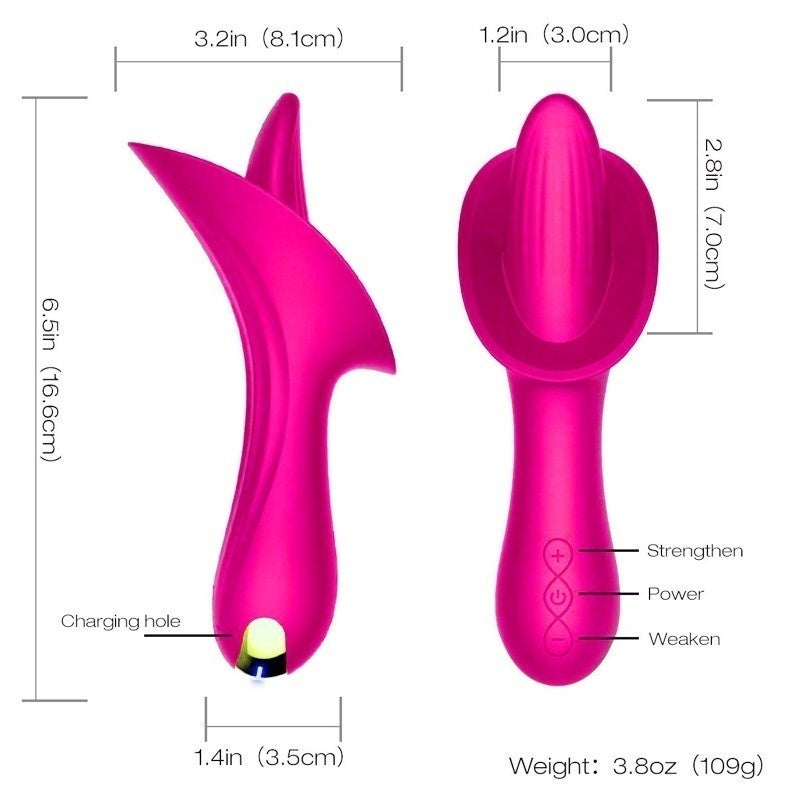 Female Mastur/bation Sucking Tongue Vibrator G-spot Stimulating Clitoris Massager Adult Sex Toy for Women
