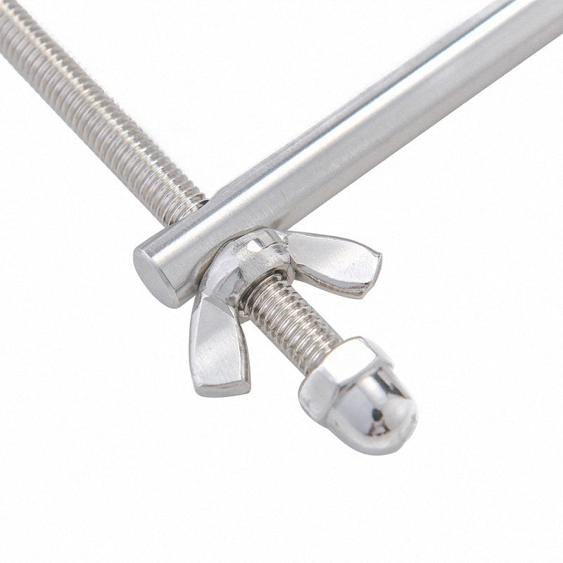 Women's Fashion Adjustable Stainless Steel B.D.S.M Brea/st Clamps Bon/dage Res/traints Sextoys