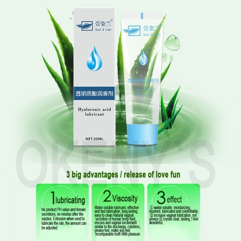 Water Based Lubricant for Sex Silk Touch Edible Anal Sex Lubricant Oral Sex Gel Exciter for Women Orgasm Sex Lube Adult Cream
