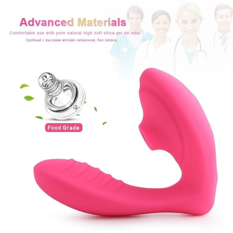 10 Speed Sucking Vibrators Tongue Vibration Nip-ple Cli-t Sucker G-spot Clitor-al Stimulator Sex Toys for Women