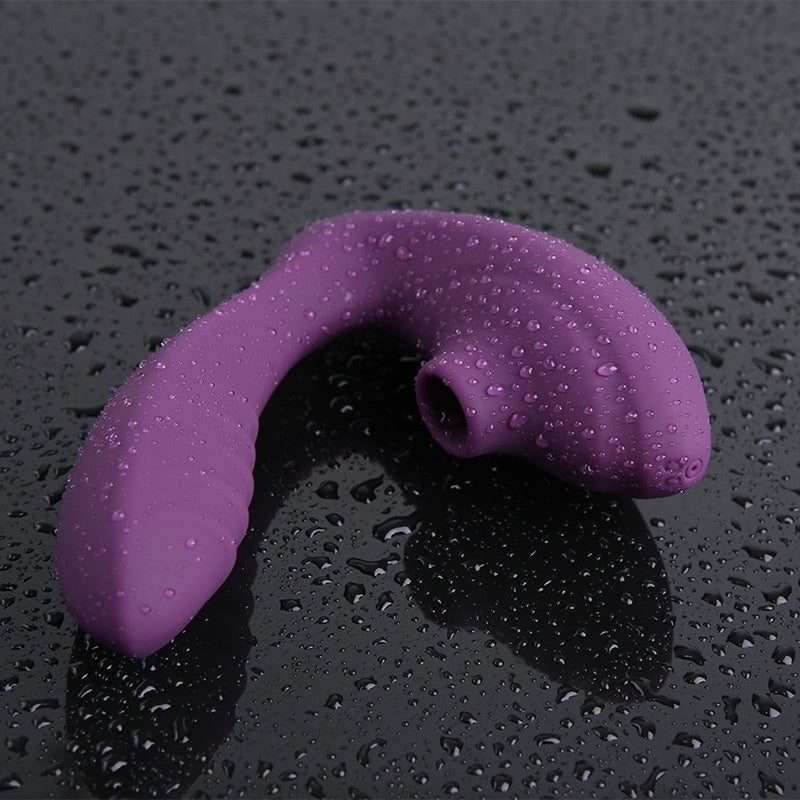 10 Speed Sucking Vibrators Tongue Vibration Nip-ple Cli-t Sucker G-spot Clitor-al Stimulator Sex Toys for Women