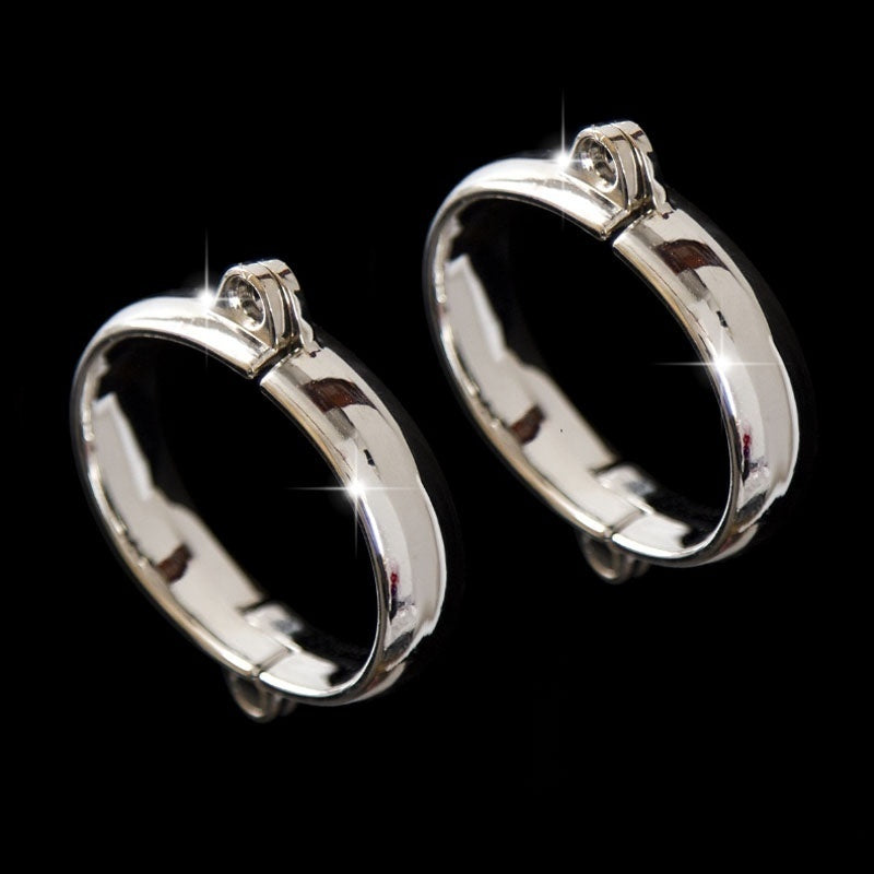 Men and Women Fashion Stainless Steel B.D.S.M Cuffs Toys for Couples