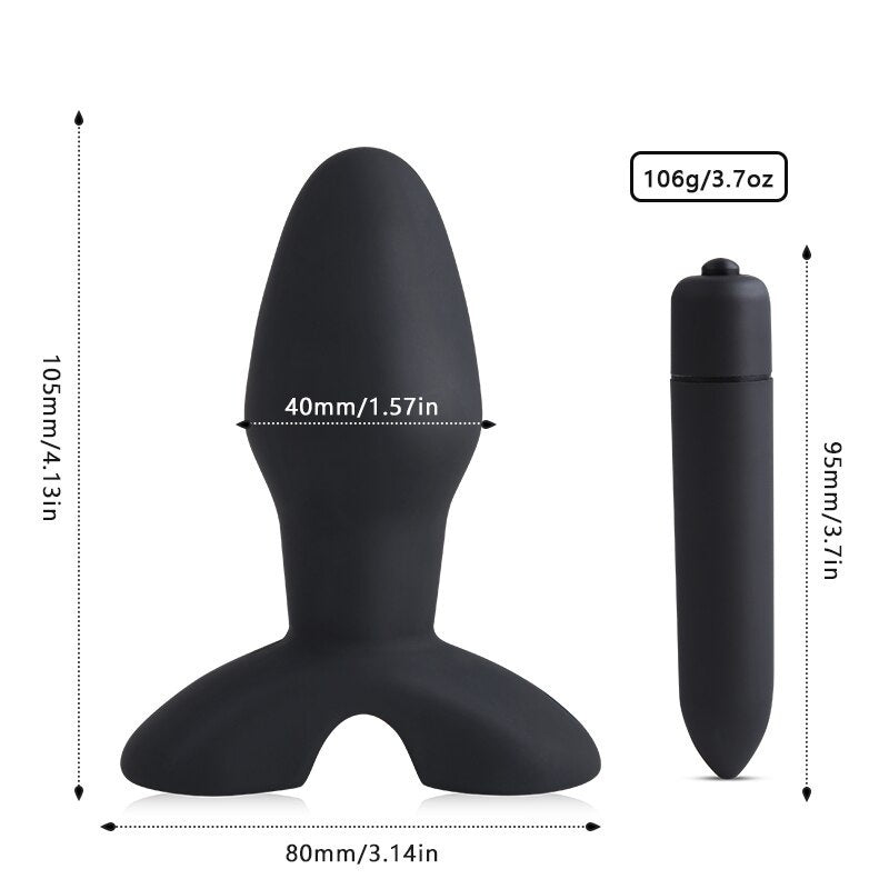Vibrating Butt Plug Massage An-al Vibrator Bullet Dildo Vibrator Silicone An-us Stimulator Sex Toys for Men Mast-urbator