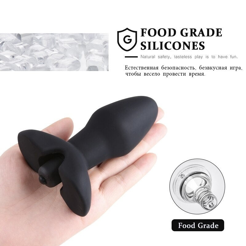 Vibrating Butt Plug Massage An-al Vibrator Bullet Dildo Vibrator Silicone An-us Stimulator Sex Toys for Men Mast-urbator