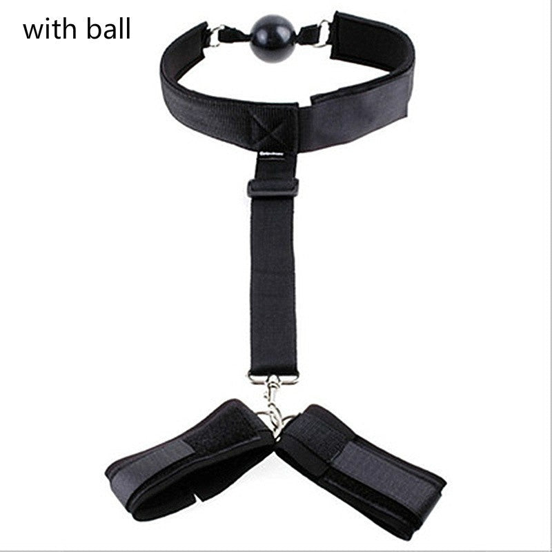 New Unisex Toy Self Bondage Nylon Handcuffs Restraint Set Adult BDSM Toy SM Game