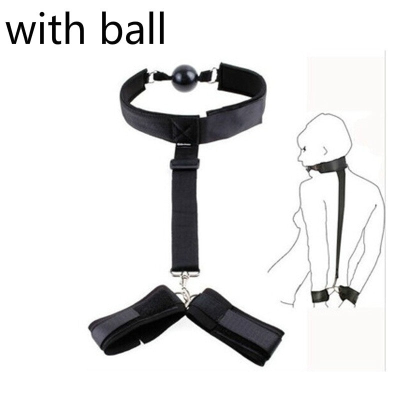 New Unisex Toy Self Bondage Nylon Handcuffs Restraint Set Adult BDSM Toy SM Game