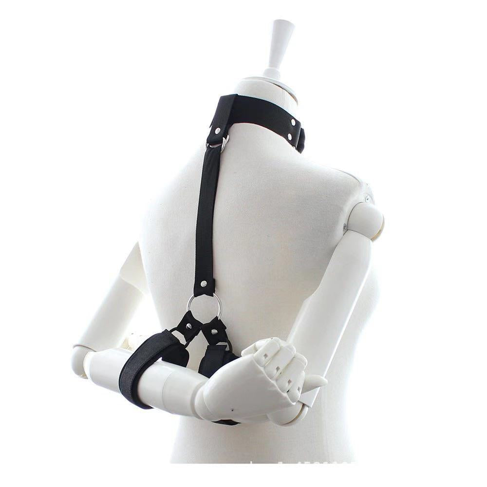 New Unisex Toy Self Bondage Nylon Handcuffs Restraint Set Adult BDSM Toy SM Game