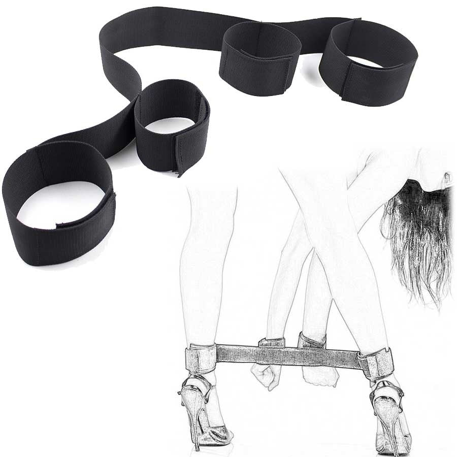 Adult Sex Games flirting toys Fetish Bed Bondage Restraints Hand Ankle Cuff Erotic sex Products Sex Toys for woman Couples