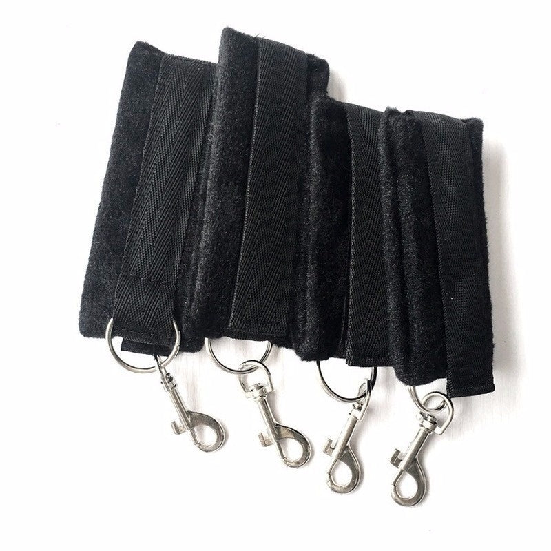 Handcuffs Sex Toy for woman Fetish Restraint Bondage Strap Sexy Leg cuffs Spreader rule play cosplay Bed belt