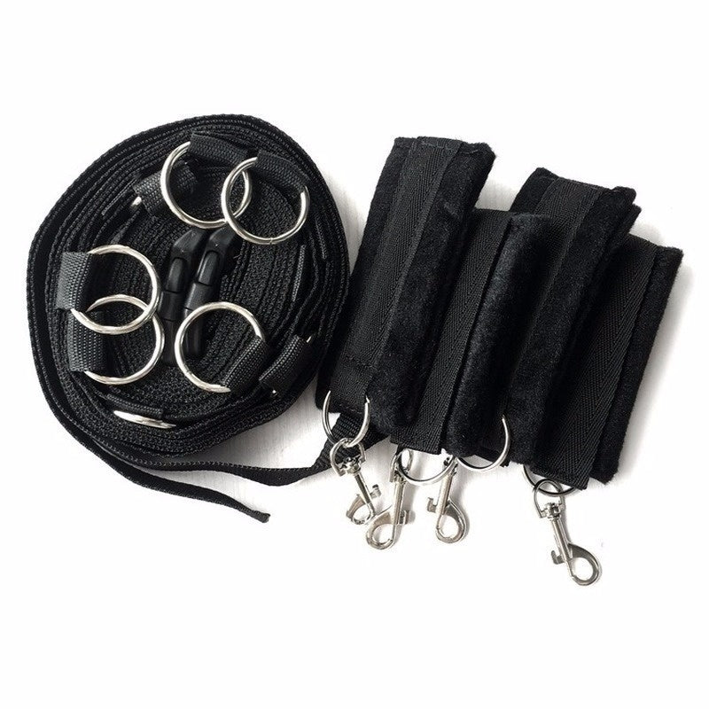 Handcuffs Sex Toy for woman Fetish Restraint Bondage Strap Sexy Leg cuffs Spreader rule play cosplay Bed belt
