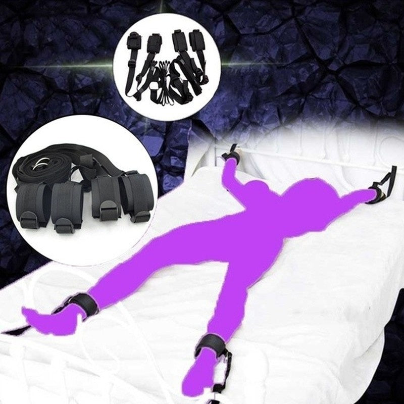 Handcuffs Sex Toy for woman Fetish Restraint Bondage Strap Sexy Leg cuffs Spreader rule play cosplay Bed belt