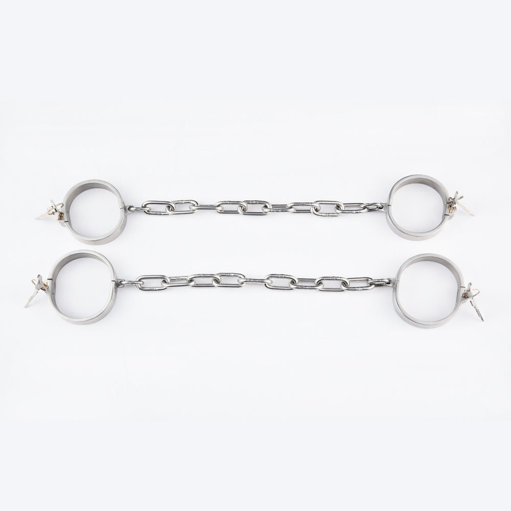 Men and Women Fashion Stainless Steel B.D.S.M Cuffs Toys for Couples