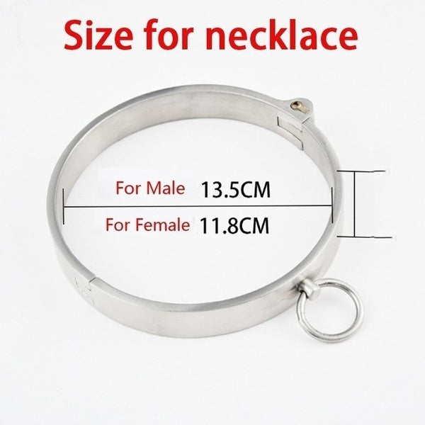Men and Women Fashion Stainless Steel B.D.S.M Cuffs Toys for Couples