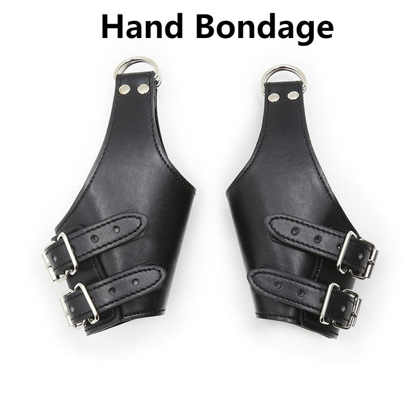 Suspension Hand Foot Bondage Slave Bdsm Adjustable Ankle Cuffs Sex Games Leather Slave Sex Tools Flirt For Couples.