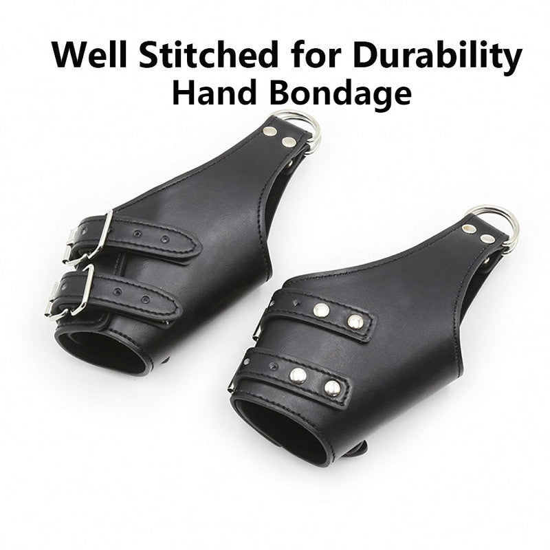 Suspension Hand Foot Bondage Slave Bdsm Adjustable Ankle Cuffs Sex Games Leather Slave Sex Tools Flirt For Couples.
