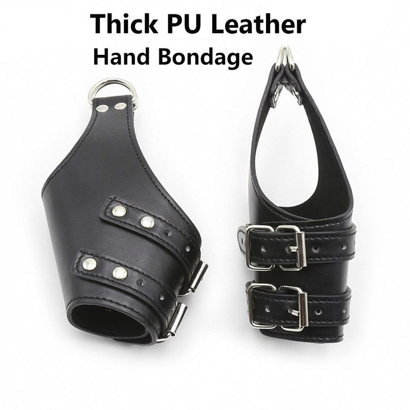Suspension Hand Foot Bondage Slave Bdsm Adjustable Ankle Cuffs Sex Games Leather Slave Sex Tools Flirt For Couples.