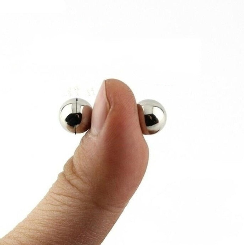 2/4/6/20/30/40pcs Steel Earring Studs Balls Body Piercings Nose Ring Eyebrow Piercings Screw Balls Replacement Attachments Rings Ball for Women/Men