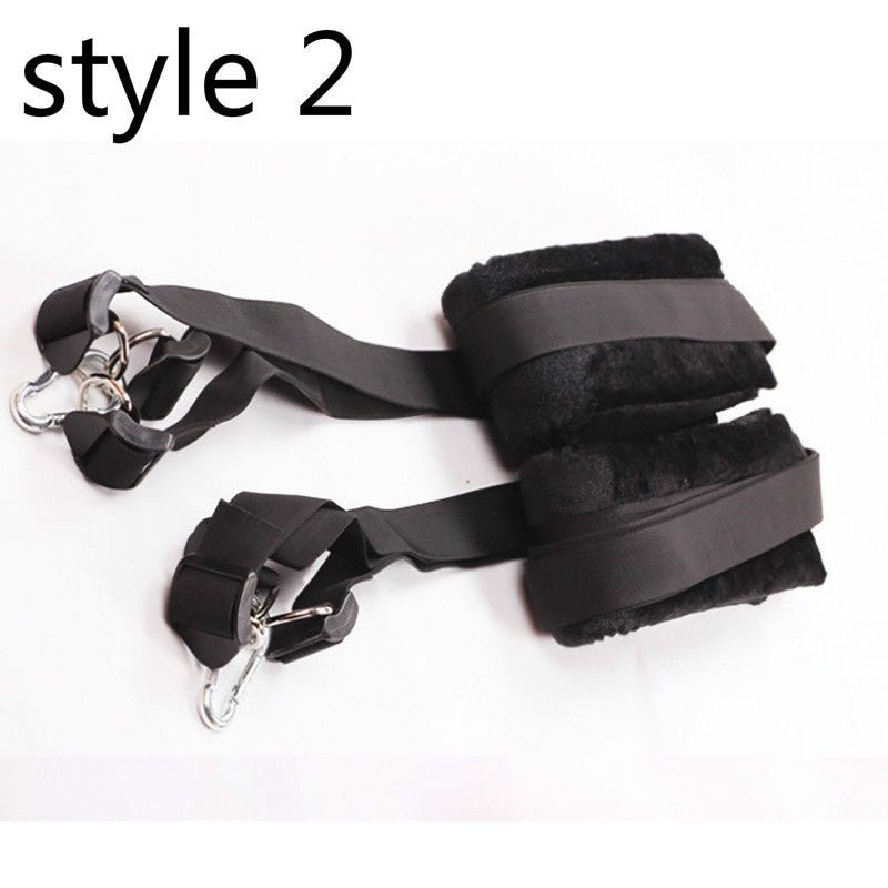 4 Colors 2style Sex Nylon Swing Ankle Cuff Slave Soft Sex Furniture Fetish Bandage Swing Sex Erotic Toys Couple Sex Furniture