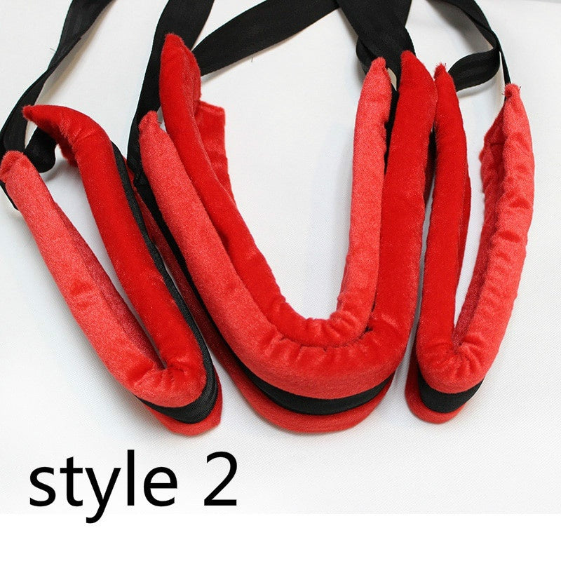 4 Colors 2style Sex Nylon Swing Ankle Cuff Slave Soft Sex Furniture Fetish Bandage Swing Sex Erotic Toys Couple Sex Furniture
