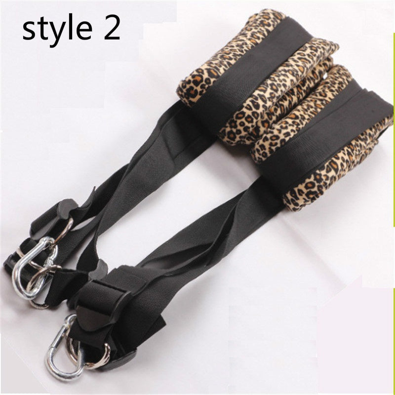 4 Colors 2style Sex Nylon Swing Ankle Cuff Slave Soft Sex Furniture Fetish Bandage Swing Sex Erotic Toys Couple Sex Furniture