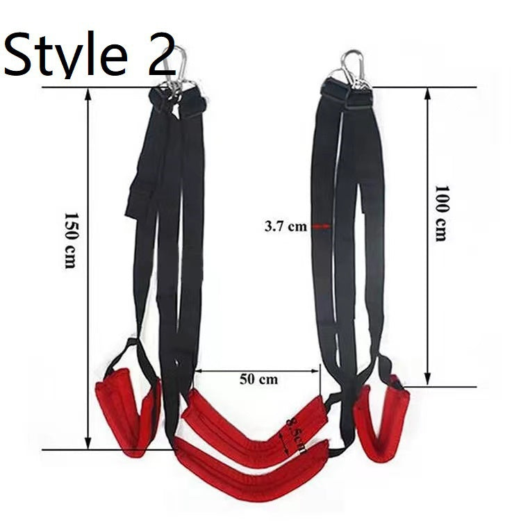 4 Colors 2style Sex Nylon Swing Ankle Cuff Slave Soft Sex Furniture Fetish Bandage Swing Sex Erotic Toys Couple Sex Furniture