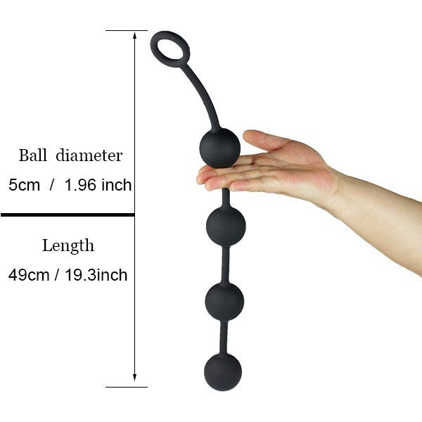 Anal Plug Huge Big Anal Beads Ass Play Deep Anal Ball Toys Adult Couple Gay Anal Sex Toys 3 Sizes