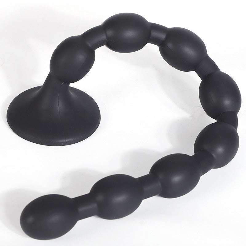 8 lianzhu tools sex super long liquid silicone soft and comfortable new small planet pull beads anal plug
