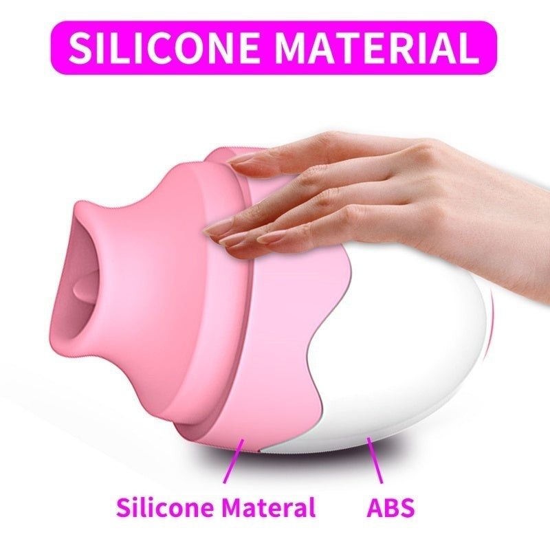 Nipple Sucking Oral Licking Tool 7 Speeds Tongue Blowjob Egg For Woman MasturbatorVibrator Clitoral Pussy Licker Massager Sex Toys