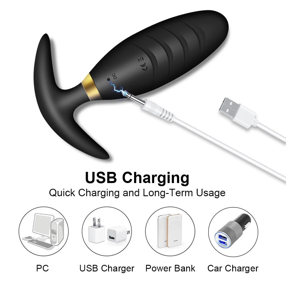 Male Prostate Massager Wireless Remote Control Dildo Anal Vibrator Telescopic Vibrator Butt Plug Vibrator Anal Toys for Men