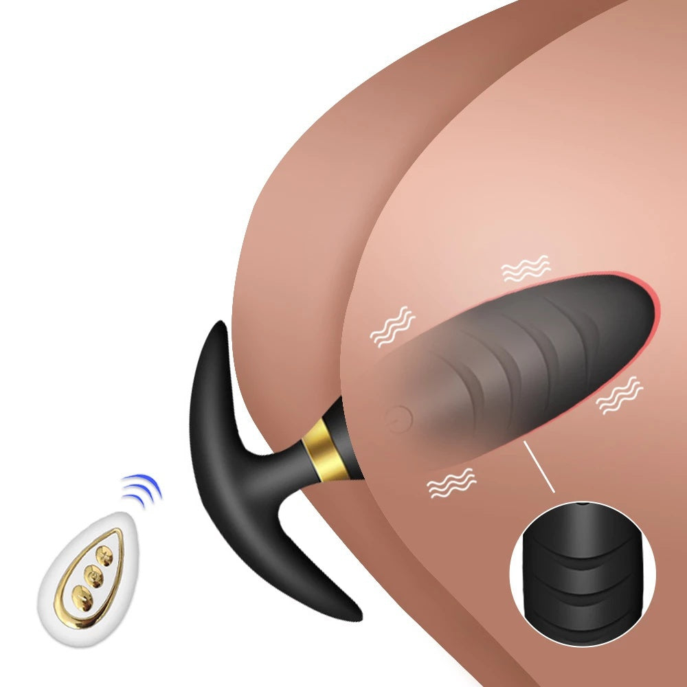 Male Prostate Massager Wireless Remote Control Dildo Anal Vibrator Telescopic Vibrator Butt Plug Vibrator Anal Toys for Men