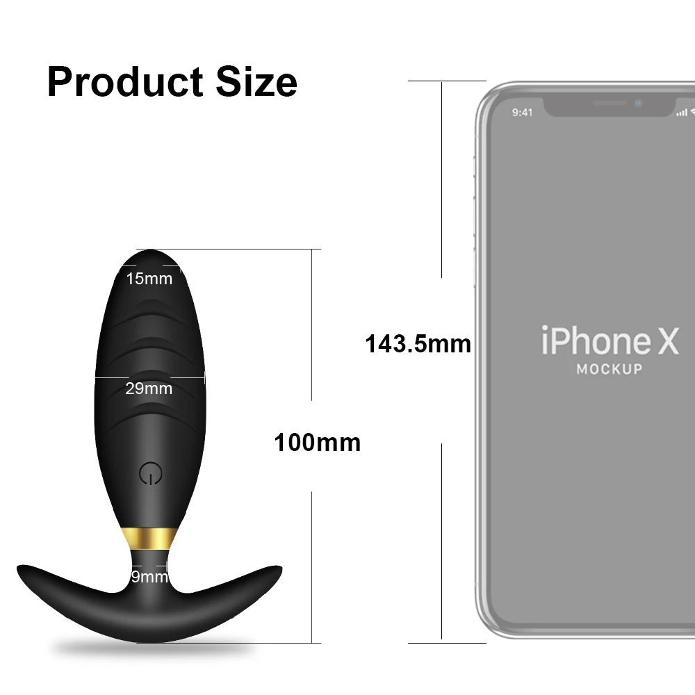 Male Prostate Massager Wireless Remote Control Dildo Anal Vibrator Telescopic Vibrator Butt Plug Vibrator Anal Toys for Men