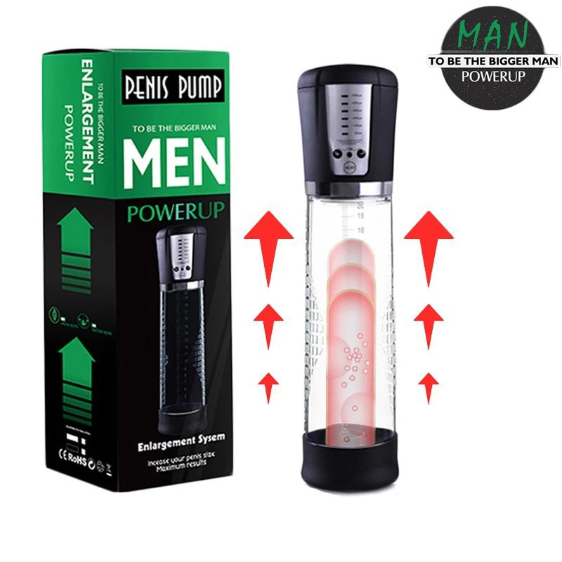 USB Rechargeable Electric Penis Enlarger Vacuum Pump Sex Toys Male Bullets Automatic Penis Pump Penis Enlarger
