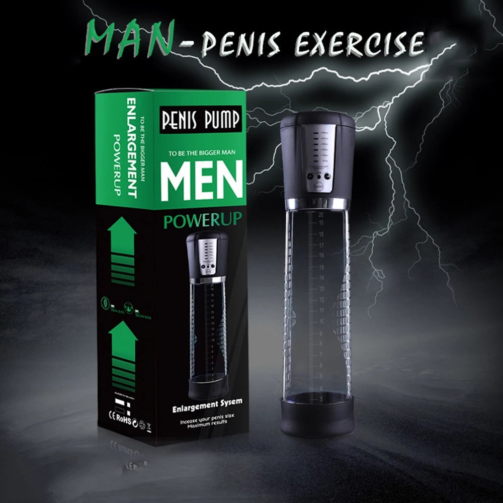 USB Rechargeable Electric Penis Enlarger Vacuum Pump Sex Toys Male Bullets Automatic Penis Pump Penis Enlarger