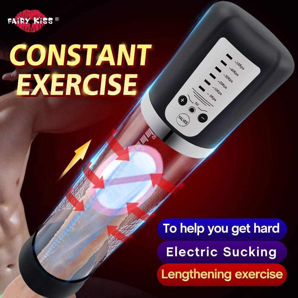 USB Rechargeable Electric Penis Enlarger Vacuum Pump Sex Toys Male Bullets Automatic Penis Pump Penis Enlarger
