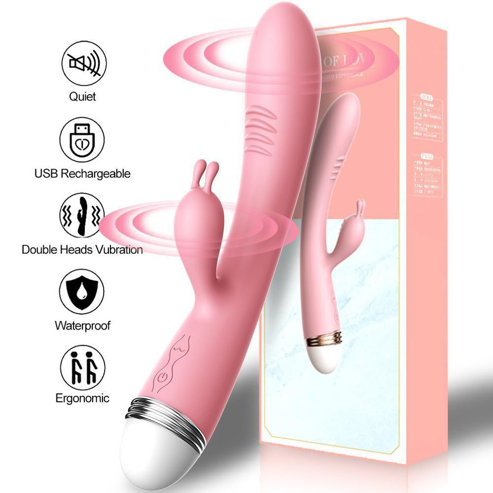 Vagina Massager Sex Toys Female Female Masturbation Powerful Dildo Vibrator G Spot Rabbit Vibrator Clitoris Stimulator